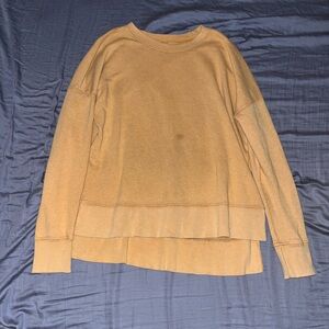 time and tru yellow sweatshirt size medium
